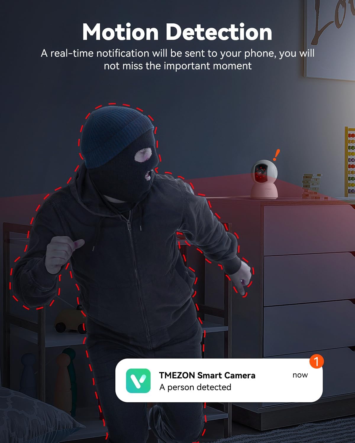 TMEZON Indoor Security Camera 2K
