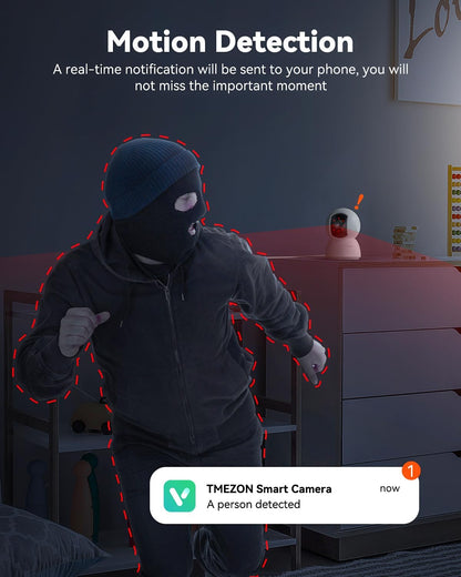 TMEZON Indoor Security Camera 2K