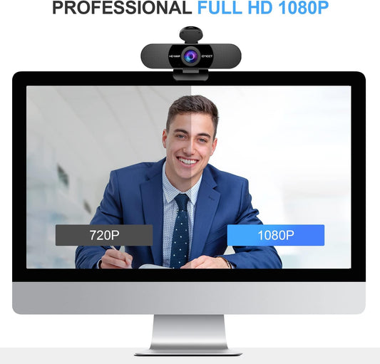 EMEET 1080P Webcam with Microphone