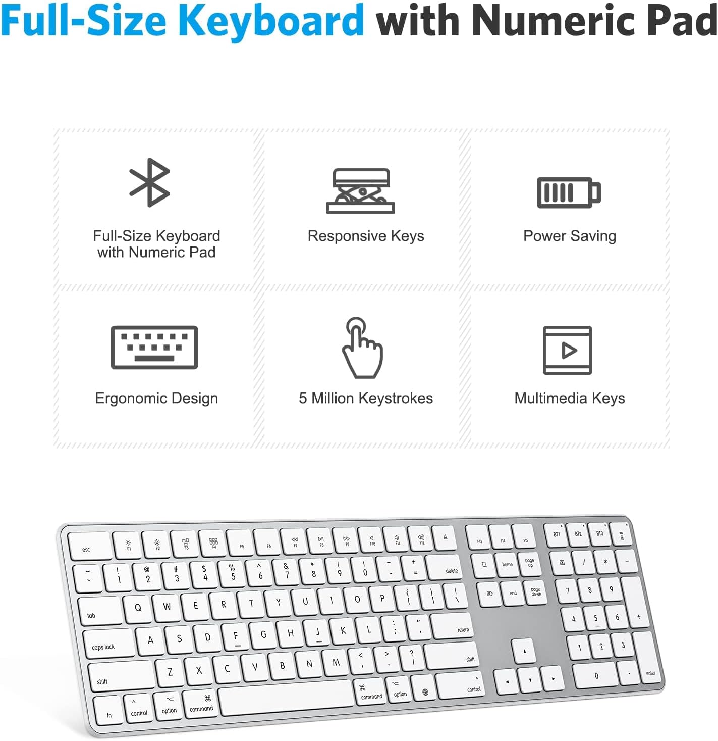 OMOTON Wireless Keyboard