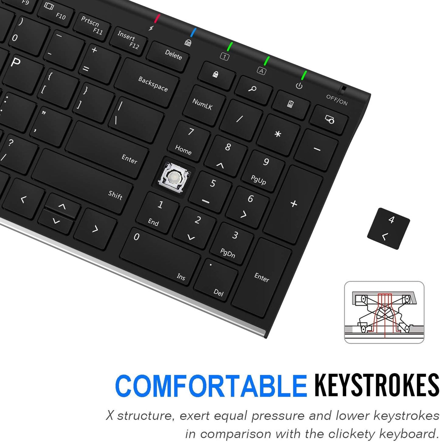 Arteck Wireless Ultra Slim Keyboard for Windows