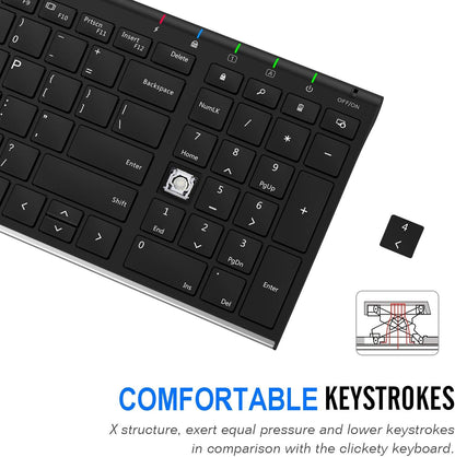 Arteck Wireless Ultra Slim Keyboard for Windows