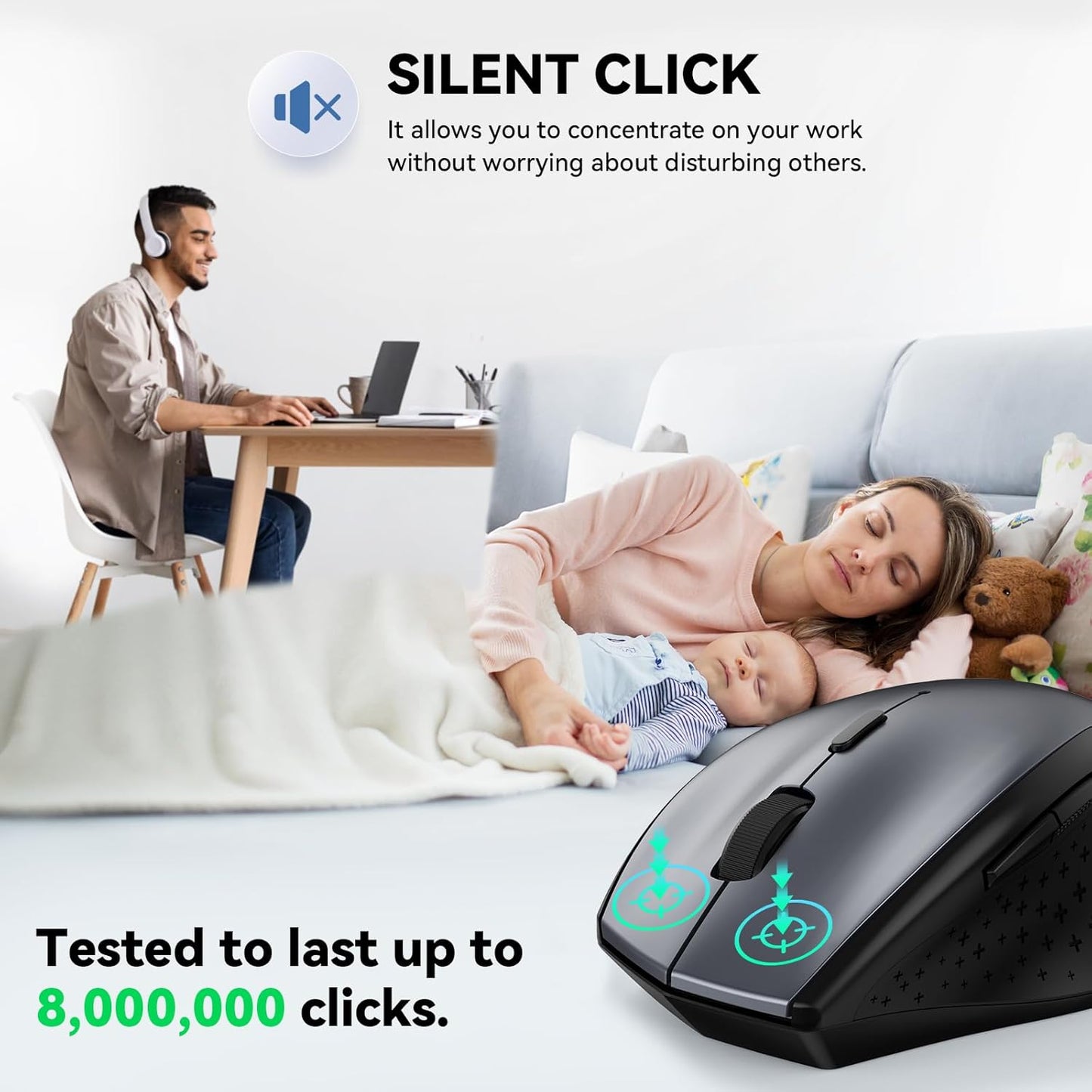 TECKNET Wireless Mouse