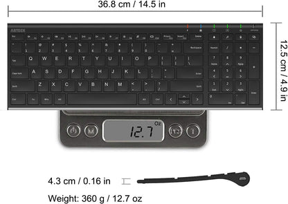 Arteck Wireless Ultra Slim Keyboard for Windows