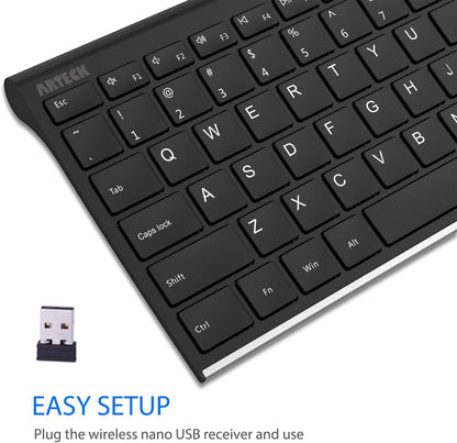 Arteck Wireless Ultra Slim Keyboard for Windows