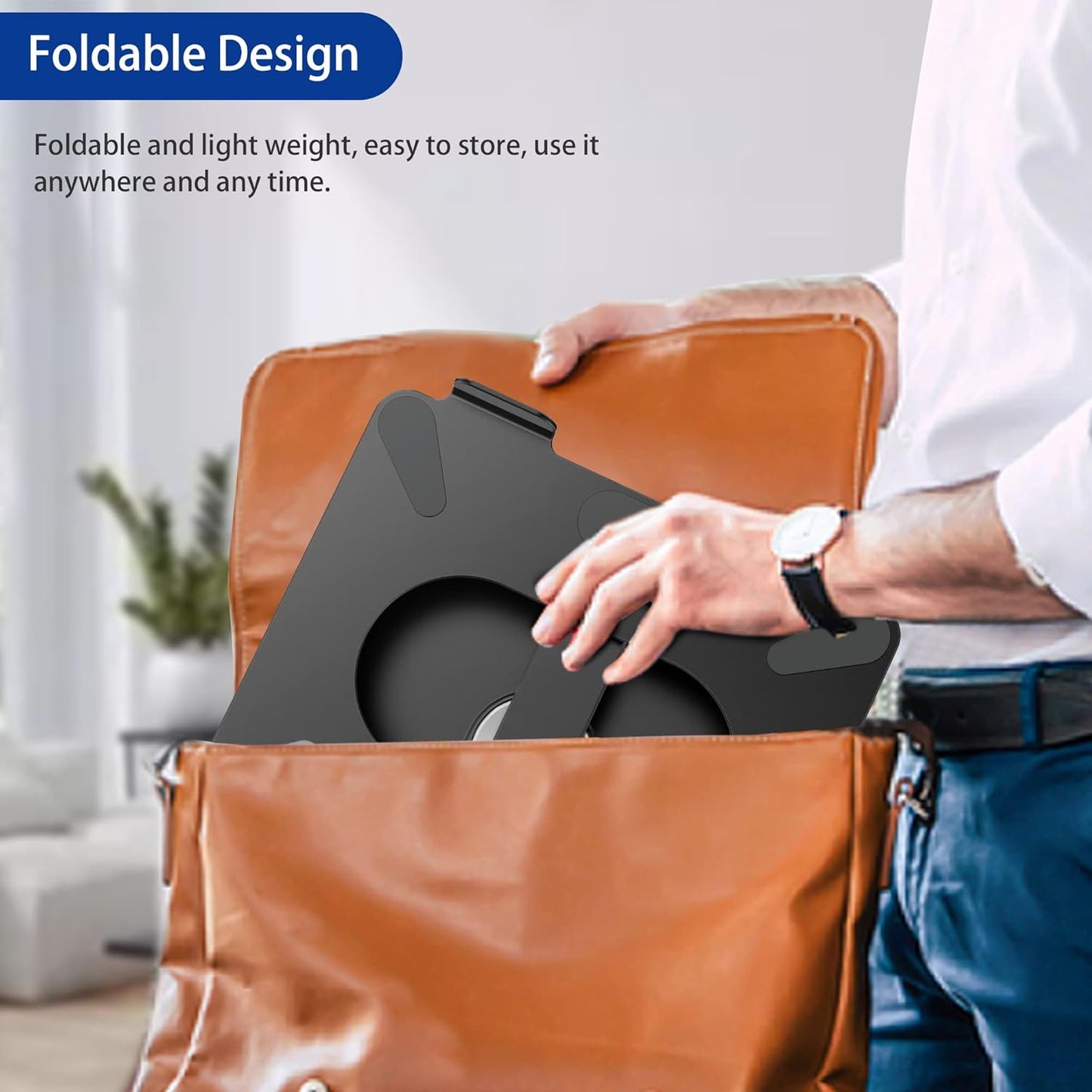 BESIGN Laptop Stand with 360 Rotating Base