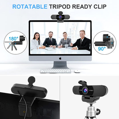 EMEET 1080P Webcam with Microphone