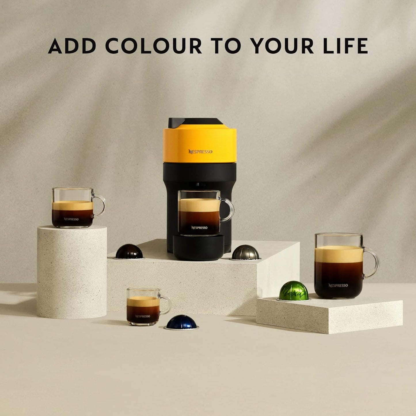 De'Longhi Nespresso Vertuo Pop ENV90.B, Capsule Coffee