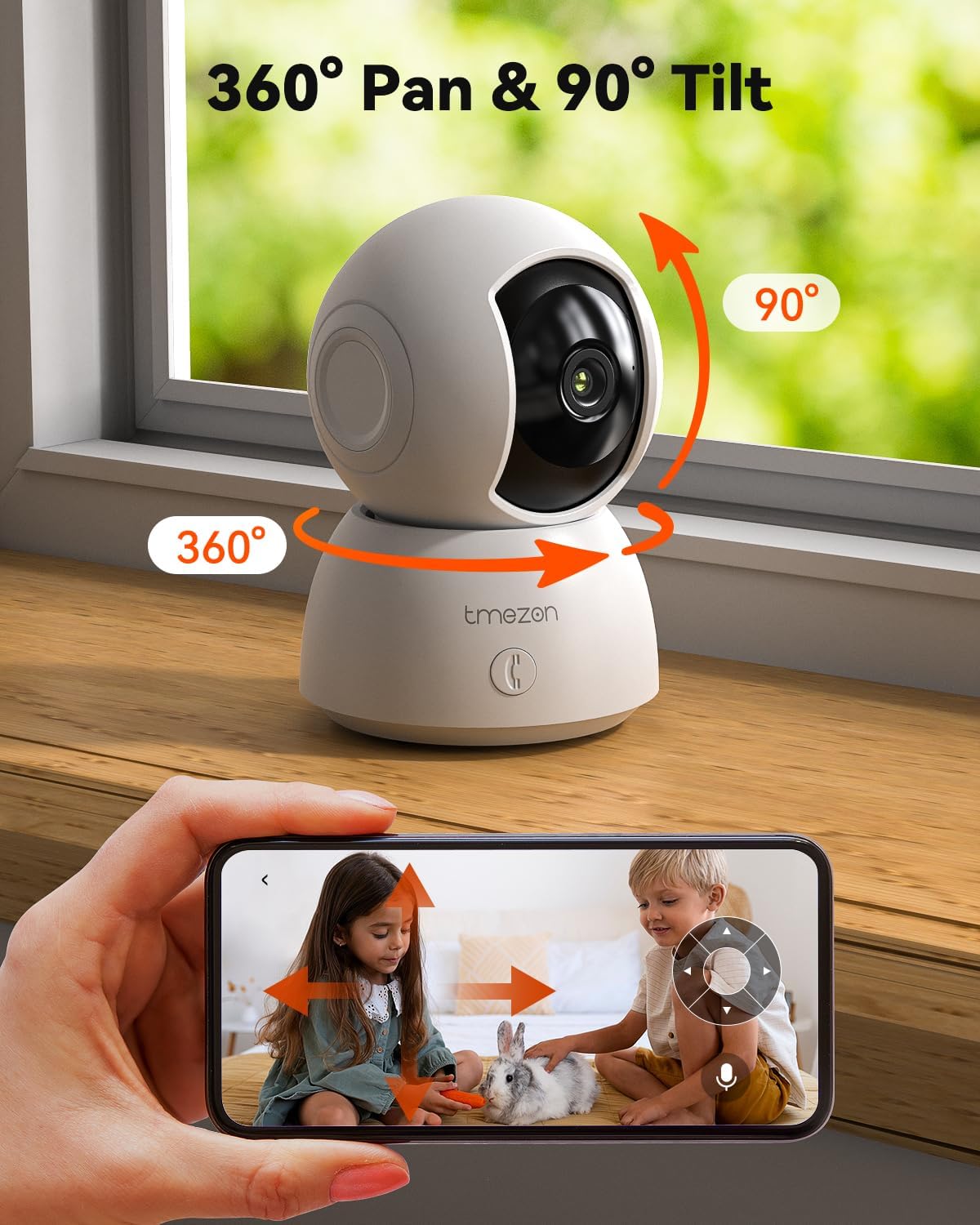 TMEZON Indoor Security Camera 2K