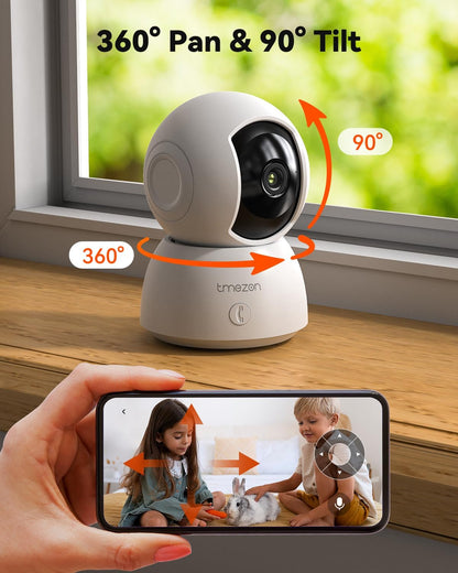 TMEZON Indoor Security Camera 2K