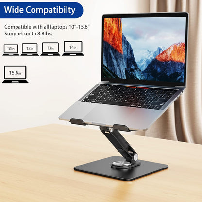 BESIGN Laptop Stand with 360 Rotating Base