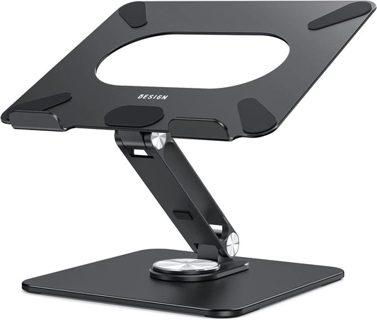 BESIGN Laptop Stand with 360 Rotating Base